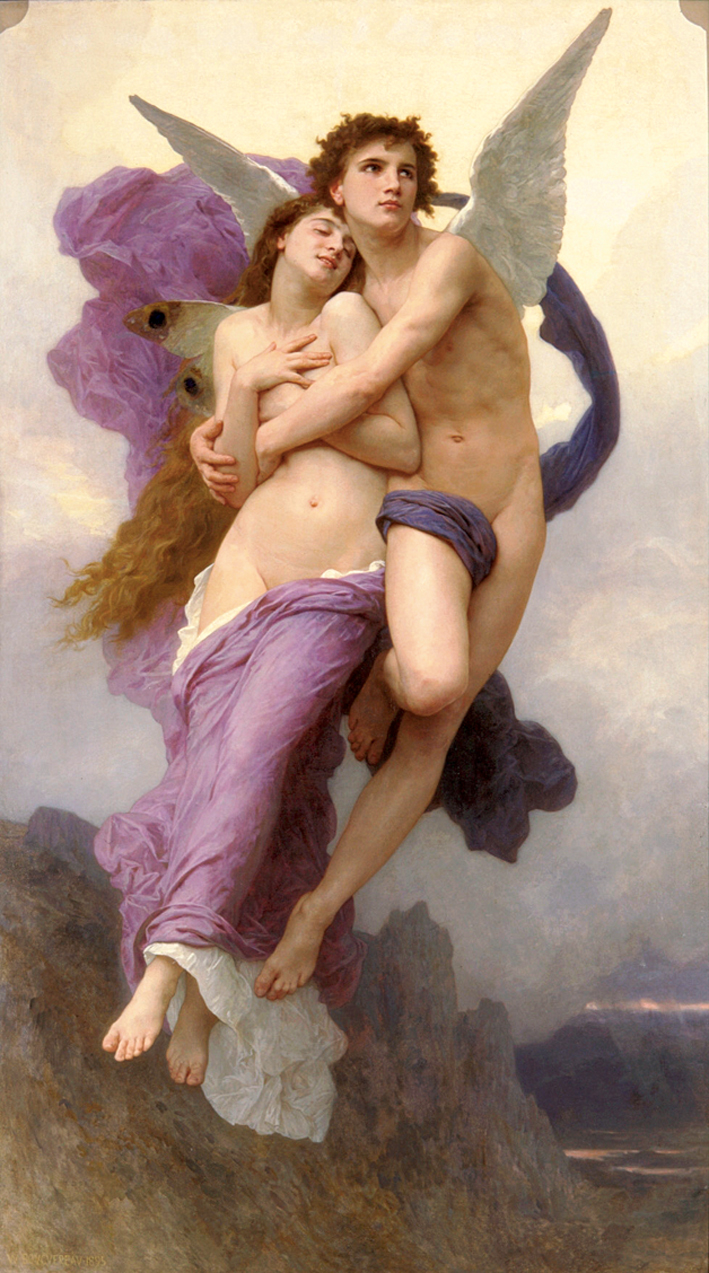  阿道夫·布格罗 Adolphe Bouguereau —— 塞姬的狂喜